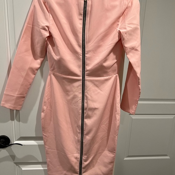 NWT HOUSE OF CB DOMINIQUE DEEP PLUNGE MIDI DRESS - Picture 7 of 7